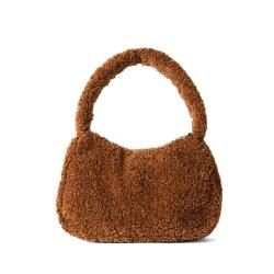 2024 Factory Directly Winter Trendy Soft Purse Fluffy Fur Tote Fuzzy Purse Women Shoulder Plush Bag For Ladies