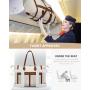 LOVEVOOK 4 in 1 Travel Duffel Bag for Women 4pcs Set Overnight Weekender Carry on Handbags Large Hospital Bag for Labor Delivery