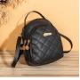 Embroidery mini backpack women wholesale 2024 ladies shoulder bag  small schoolbag leather backpacks for women