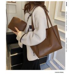 New Women's bag Simple Tote Large capacity spring summer fashion shoulder bagsac sac tendance  2024  pochette sac femme