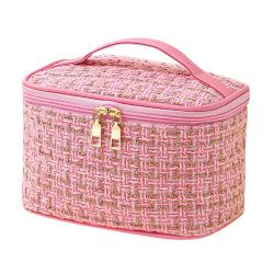 Cosmetic 2024 Portable Makeup Bag Trendy and Stylish Travel Cosmetic Bag with Large Capacity for Ladies christmas gifts