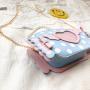 Custom single shoulder straddle Tote Bag Candy cute pearl decorative zipper chain niche design plus logo