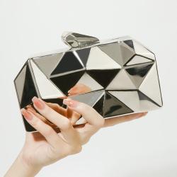 Trendy Acrylic Purse Clutch Evening Bag Party Wedding Metal Purse Shoulder Bag Acrylic Purse Bag Handbag For Women