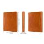 A4 letter sized papers soft good leather Portfolio Case leather Portfolio Organizer