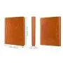 A4 letter sized papers soft good leather Portfolio Case leather Portfolio Organizer
