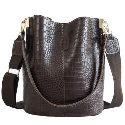 2024 Custom Logo Print Animal Vegan Leather Bucket Bag For Women Shoulder Purses