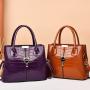 Bolsos-para-mujeres-pu Pure Color Crossbody Bag Stone Women Large Capacity Single Shoulder Bag Handbags for Women Free Shipping
