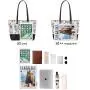 LOVEVOOK 2022 wholesale PU leather womens handbags set large office hand bags ladies shoulder tote bag women purses and handbags