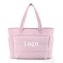 New style women's handbags lightweight fluffy tote bags suitable for travel work custom winter handbags ladies bag