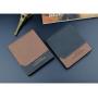 ZR729 Men Short Wallet Card Holder Card Positions Case Open Frosting Purse Retro Money Clip Billfold Dollars PU Open Wallet