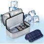 Insulin Cooler Travel Bag Insulated Insulin Cooler CANS Insulated Shipping Box Polyester Polybag Trolley Cool Bags Waterproof