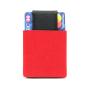 Slim front pocket elastic leather card holder customized elastic card holder wallet