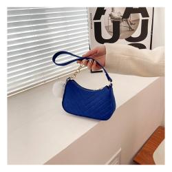 In Stock Casual Hairball Women's Bag 2024 Fresh Retro Crossbody Bags for Women Fashion Shoulder Small Square Bag