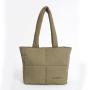 CHANGRONG Custom nylon puffer tote bags with custom printed Logo