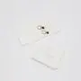 High End Silver Logo Brush Flap Cotton Canvas Jewelry Pouch Envelope Mirror Gift Bracelet Jewelry Packaging Bag