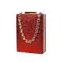 2024 New Rhinestone Chain Portable Messenger Small Square Purse Female Small Ladies Women Evening Bags