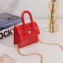 2024 New PVC Leather Jelly Mini Handbags For Women Fashion Trend Famous Brands Women Square Small Jelly Mini Bags