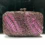 Luxury Crystal Gown Bags Lady 2 leaves Evening HandBags dress Clutch Purse Party Dinner Bag for Women  sac tendance 2024