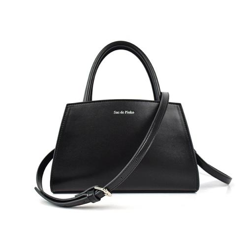 2021 New Style Elegant Black Smooth Texture Tote Lady bags Trendy  Design Women Crossbody Bag Handbags