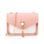 New Fashion Cheap Woman Bag Custom Casual Contrasting Color Small Square Bag Pu Leather Single Shoulder Crossbody Bag