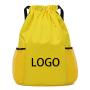 Factory Customized Logo Portable Outdoor Travel Fitness Storage Bag Lightweight Sports Drawstring Backpack