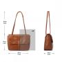 Custom New Fashion Solid Metal Chain Leather Ladies Messenger Shoulder Crossboy Bags for Women Purses Handbags