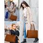 LOVEVOOK wholesale 2pc business briefcase computer purse and bags office work school shoulder bag for women laptop tote handbags