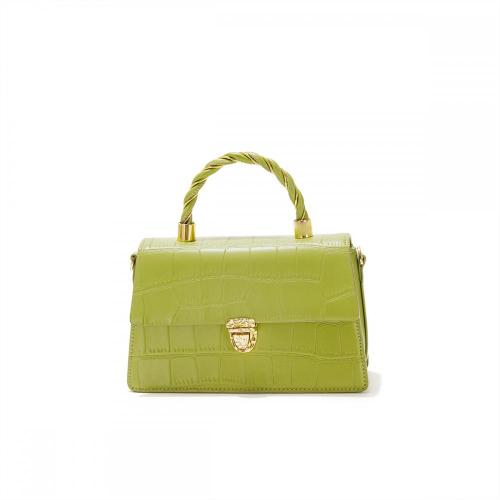 2024 Women's Vegan Leather Crossbody Bag Lightweight New Fashion Summer Texture Small Shoulder Handbag for Beach Use