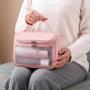 ZR474 Makeup Bag PVC TPU Small Portable Semi Transparent Frosting Cosmetic Storage Bag Makeup Cosmetics Mini Wash Bag Travel