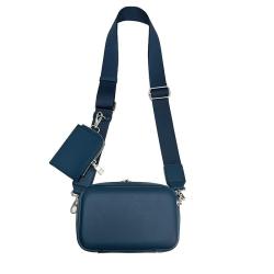 2024 Custom PU Leather Crossbody Bag For Women Phone Camera Purse With Pouch