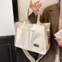 Good Price Fashion Canvas Tote Bag Plain Handbag manufacturer Customize Letter Computer Bag Laptop