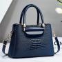 2024 New Bags for women Bright Leather Ladies Large Capacity Handbag with Single Chain Strap Fashionable Portable Style