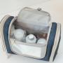 Gelory Wholesale Custom Large Capacity Women Hanging Travel Toiletry Zipper Cosmetic Makeup Bag