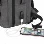 SC064 Business USB Computer Bag Waterproof Laptop Backpack For Men Large Capacity Outdoor Travel Backpack Student School Bag