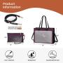 LOVEVOOK fashion handbag large pu leather 15.6 Computer shoulder bags large capacity laptop Briefcase tote handbags for women