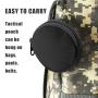 Gelory China Wholesale Daily Mini Black Round Coin Purse Keychain Pouch Accessories Case