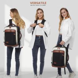 LOVEVOOK Fashion Design 40L multifunctional travel laptop backpack with 3 Packing Cubes 17 In Business travel backpack for women