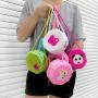 Summer Hot Women's Shoulder Bag Round Hollow-out Sliver Beaded Pearls Mini Bags 2024
