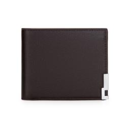 Wholesale Low Price PU Leather Men's Card Holder Short Wallet Men Money Purses