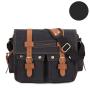 XL107 Imported Vintage Men's Shoulder Bag Business Person Retro Large Capacity Handbag Wear-resistant  Messenger Bag