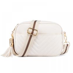 LOVEVOOK Trendy Design Lightweight Quilted Shoulder Purse Vegan Leather with Tassel Quality Crossbody Bags Women