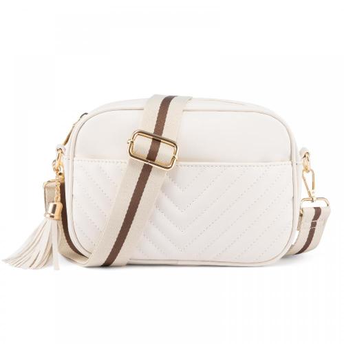LOVEVOOK Trendy Design Lightweight Quilted Shoulder Purse Vegan Leather with Tassel Quality Crossbody Bags Women