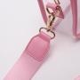 Wholesale Customized Logo Designer Stock Low MOQ Fashion Cute Zipper Waterproof PVC Ladies Clear Crossbody Bag