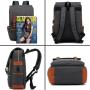 KBW551 New Double Shoulder Backpack Fashion Unisex USB Double Travel Laptops Bag High Quality Oxford Cloth Schoolbag