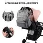 LOVEVOOK Custom Baby Care Nappy Changing Bags, Large Diaper Bags Backpack Maternity Backpack for Mom Backpack Baby Diaper Bag