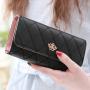 Hot selling women's long multi-functional diamond crown buckle large capacity wallet
