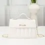 Wholesale Pressure Lattice Portable Small Square Bag 2022 Lady Magnetic Button Handbag Fresh Stylish Pu Leather Shoulder Bag