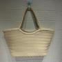 2024 New Fashion Single Shoulder Tote Bag Large Capacity Mother Female's Handmade Woven Polyester Lining Handmade Bag