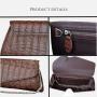 Custom Made Luxury Genuine Crocodile Skin Leather Women Ladies Evening Party Clutch Bag Purse