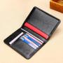 RFID Passport Bag Crazy Horse Leather Travel Wallet For Men Credit Card Cover Boarding Passes Notes Travel Passport Holder